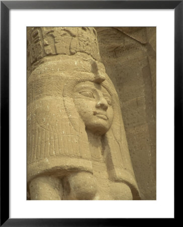 A Statue Of Nefertari At The Entrance To Her Temple by Richard Nowitz Pricing Limited Edition Print image