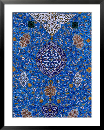 Mosaic Detail At Abul Al Fadhil Al Abbasi Shrine, Karbala, Karbala, Iraq by Jane Sweeney Pricing Limited Edition Print image
