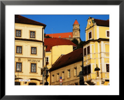 Bratislava Castle Over Buildings In Old Town, Bratislava, Slovakia by Glenn Beanland Pricing Limited Edition Print image
