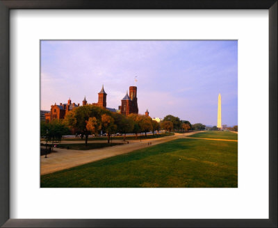 The Smithsonian Institute And Washington Mall, Washington Dc, Usa by Rick Gerharter Pricing Limited Edition Print image