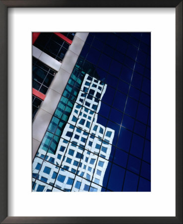 Reflective Facade Of Canadian Broadcasting Centre, Toronto, Canada by Corey Wise Pricing Limited Edition Print image
