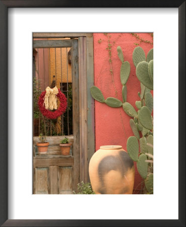 House Detail, Presidio Historic District, Tucson, Arizona, Usa by Walter Bibikow Pricing Limited Edition Print image