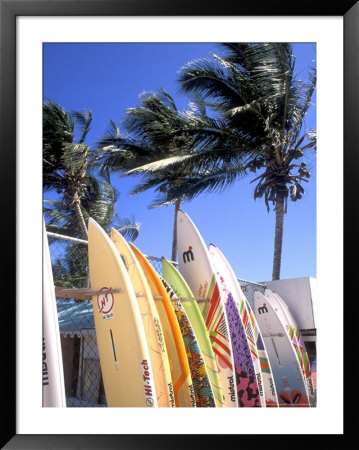 Surfboards, Grand Cul De Sac, St Bart's by Bill Bachmann Pricing Limited Edition Print image