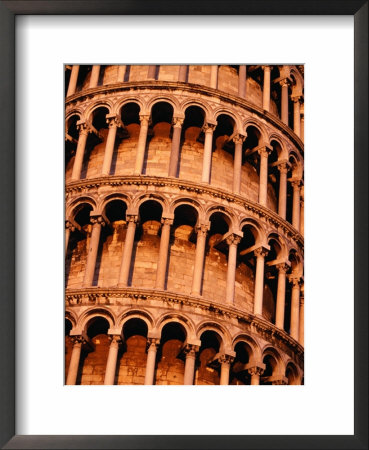 Detail Of Torre Di Pisa (Leaning Tower Of Pisa), Pisa, Italy by Damien Simonis Pricing Limited Edition Print image
