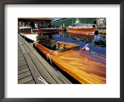 Antique And Classic Boat Show, Center For Wooden Boats, Lake Union, Seattle, Washington, Usa by William Sutton Pricing Limited Edition Print image