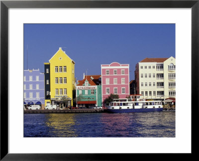 Dutch Gable Architecture Of Willemstad, Curacao, Caribbean by Greg Johnston Pricing Limited Edition Print image