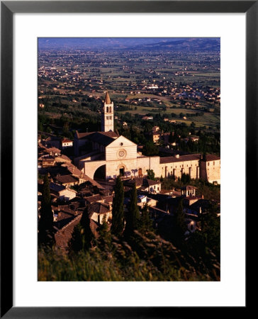 Chiesa Di Santa Chiara Seen From Rocca (Fortress), Assisi, Italy by Damien Simonis Pricing Limited Edition Print image