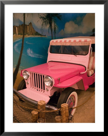 Pink Jeep, Elvis Presley Automobile Collection Museum, Memphis, Tennessee, Usa by Walter Bibikow Pricing Limited Edition Print image