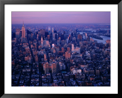 Mid-Town Cityscape From World Trade Center, New York City, New York, Usa by Angus Oborn Pricing Limited Edition Print image