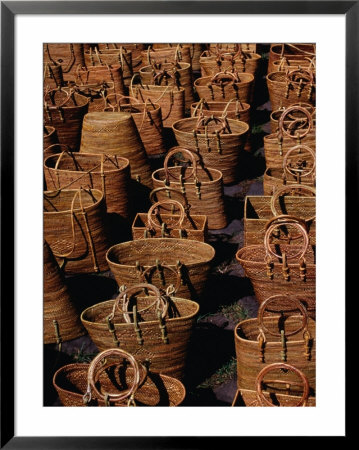 Bags And Baskets, Tenganan, Bali, Indonesia by Tony Wheeler Pricing Limited Edition Print image