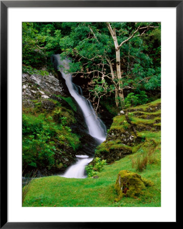 Waterfall And Stream, Kylemore Lake, Connemara, Ireland by Richard Cummins Pricing Limited Edition Print image