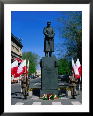 Guards At Monument To Marshal Pilsudski On 3Rd May, Constitution Day, Warsaw, Poland by Krzysztof Dydynski Pricing Limited Edition Print image