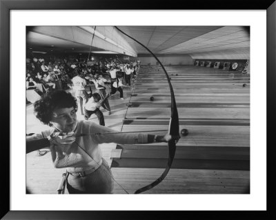 Fresno's Sunnyside Bowl Bowling Alley by J. R. Eyerman Pricing Limited Edition Print image
