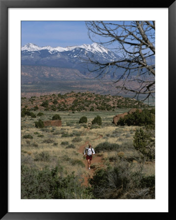 A Runner On The Hidden Valley Trail Above Moab, Utah by Bill Hatcher Pricing Limited Edition Print image