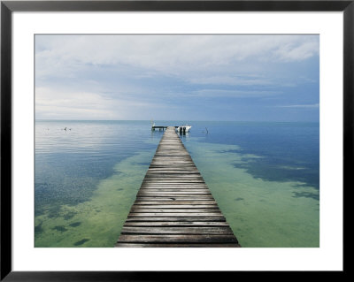 An Empty Dock Leads Off Into The Distance by Skip Brown Pricing Limited Edition Print image
