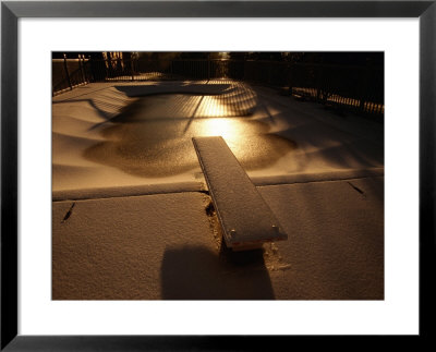 Snow Blankets A Swimming Pool by Raymond Gehman Pricing Limited Edition Print image