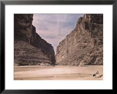 The Mouth Of The Santa Elena Canyon Of The Rio Grande In The Big Bend Area by Luis Marden Pricing Limited Edition Print image