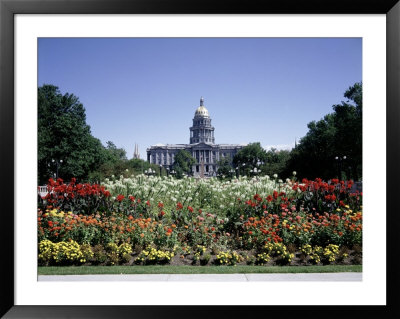 State Capitol And Civic Center Park, Denver, Co by Ron Ruhoff Pricing Limited Edition Print image