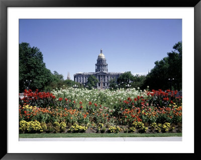 State Capitol And Civic Center Park, Denver, Co by Ron Ruhoff Pricing Limited Edition Print image