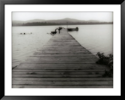 Pier And Boat by Cheryl Clegg Pricing Limited Edition Print image