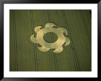 Crop Circle, Danebury, Hampshire, England by Ron Russell Pricing Limited Edition Print image