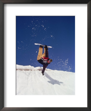 Snowboarding, Mt. Hood Meadows, Or by Eric Sanford Pricing Limited Edition Print image