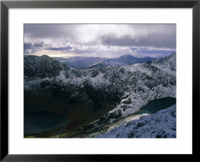 Snowdon Mountain And Surrounding Ridges, Snowdonia National Park, Gwynedd, Wales, Uk, Europe by Duncan Maxwell Pricing Limited Edition Print image