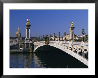 Alexander Iii Bridge Over The Seine River, Paris, France, Europe by Gavin Hellier Pricing Limited Edition Print image