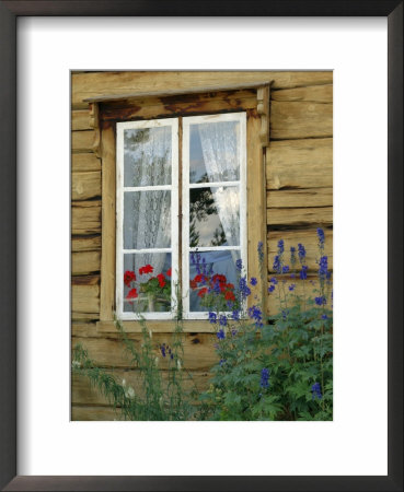 Historic Wooden Buildings, Open Air Museum Near Bardufoss, Norway by Gary Cook Pricing Limited Edition Print image
