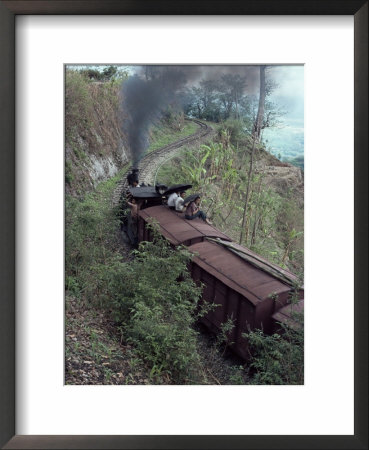 Steam Train On The Way To Darjeeling, West Bengal State, India, Asia by Sybil Sassoon Pricing Limited Edition Print image