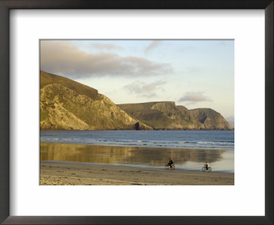 Minaun Cliffs From Keel Beach, Achill Island, County Mayo, Connacht, Republic Of Ireland (Eire) by Gary Cook Pricing Limited Edition Print image