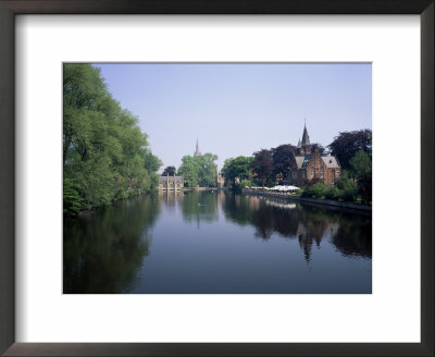 Minnewater, Lake Of Love, Bruges, Belgium by Roy Rainford Pricing Limited Edition Print image