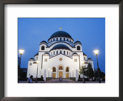 St. Sava Orthodox Church, Dating From 1935, Biggest Orthodox Church In The World, Belgrade, Serbia by Christian Kober Pricing Limited Edition Print image