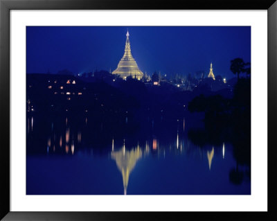 The Almost 300-Foot Golden Stupa Of Shwedagon Paya, Yangon, Yangon, Myanmar (Burma) by Jerry Alexander Pricing Limited Edition Print image
