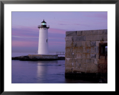 Fort Constitution, State Historic Site, Portsmouth Harbor Lighthouse, New Hampshire, Usa by Jerry & Marcy Monkman Pricing Limited Edition Print image
