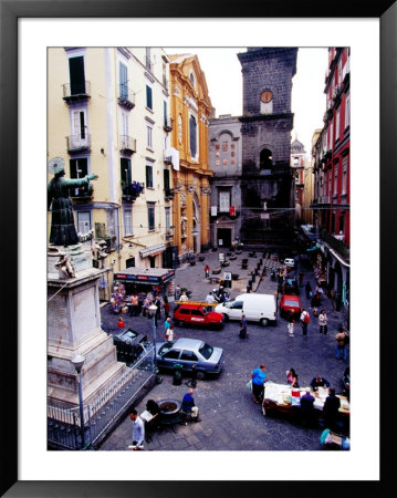 Piazza San Gaetano, Naples, Italy by Jean-Bernard Carillet Pricing Limited Edition Print image