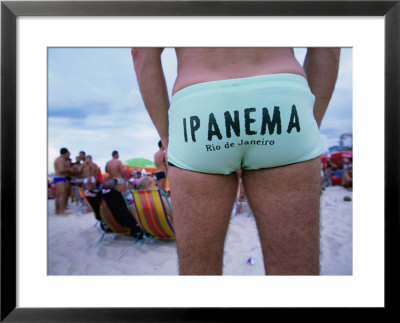 Beach-Goers Swimsuit, Rio De Janeiro, Brazil by John Maier Jr. Pricing Limited Edition Print image