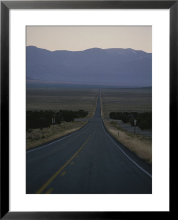The Desolate Highway 50 Near The Nevada-Utah State Line by George F. Mobley Pricing Limited Edition Print image