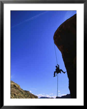 Rock Climbing, Canyonlands, Ut by Greg Epperson Pricing Limited Edition Print image