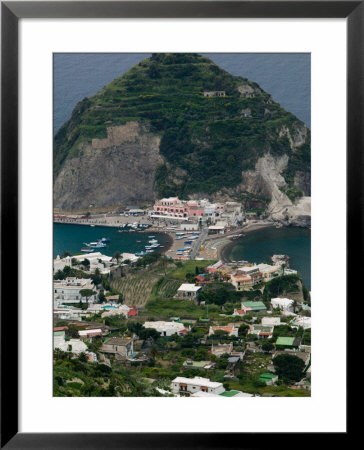 Town View From Serrara Overlook, Sant'angelo, Ischia, Bay Of Naples, Campania, Italy by Walter Bibikow Pricing Limited Edition Print image