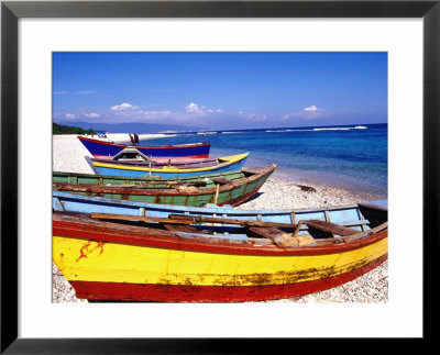 Baharona Fishing Village, Dominican Republic, Caribbean by Greg Johnston Pricing Limited Edition Print image