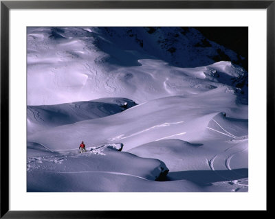Heli-Skiiing For The World Heli Challenge Competition, Wanaka, Otago, New Zealand by David Wall Pricing Limited Edition Print image