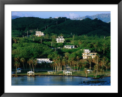 Waterfront Houses, Inarajan, Guam by John Elk Iii Pricing Limited Edition Print image