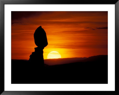Balance Rock At Sunset, Arches National Park, Utah, Usa by Jerry & Marcy Monkman Pricing Limited Edition Print image
