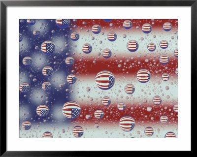 Us Flag Reflection, Washington, Usa by Jamie & Judy Wild Pricing Limited Edition Print image