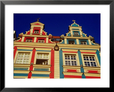 House Facades In Old Town Square, Wroclaw, Poland by Krzysztof Dydynski Pricing Limited Edition Print image