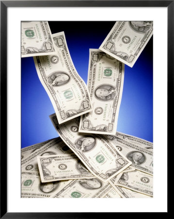 Us Currency ($100 Dollar Bills) by Len Delessio Pricing Limited Edition Print image