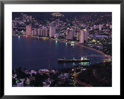 Acapulco Bay And Beach, Acapulco, Mexico by Walter Bibikow Pricing Limited Edition Print image