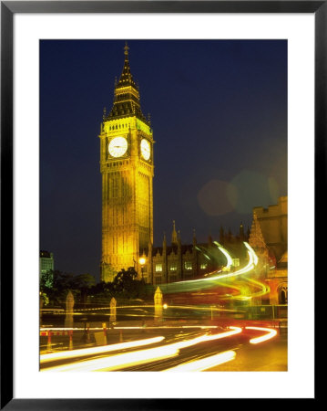 Big Ben At Night, London, Uk by Bruce Clarke Pricing Limited Edition Print image