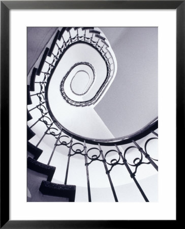 Spiral Staircase, Helsinki, Finland by Walter Bibikow Pricing Limited Edition Print image